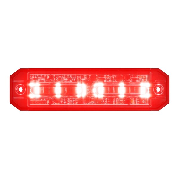 Ultra 6 LED Grill Light Head - Red